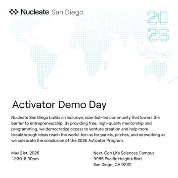 Cover Image for Nucleate San Diego Demo Day
