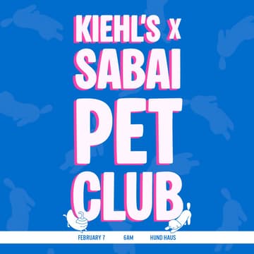Cover Image for Kiehl's x Sabai Pet Club at HUND HAUS
