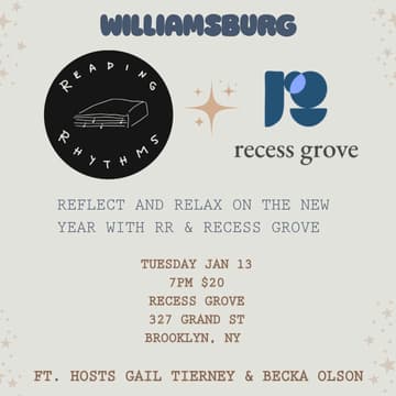 Cover Image for Reading Rhythms Williamsburg: January 13th