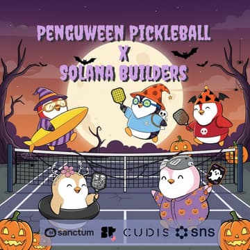 Cover Image for 🎃 Penguween Pickleball x Solana Builders 👻