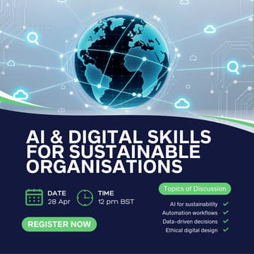 Cover Image for AI & Digital Skills for Sustainable Organisations