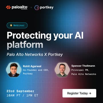 Cover Image for Protecting your AI Platform - Palo Alto Networks x Portkey