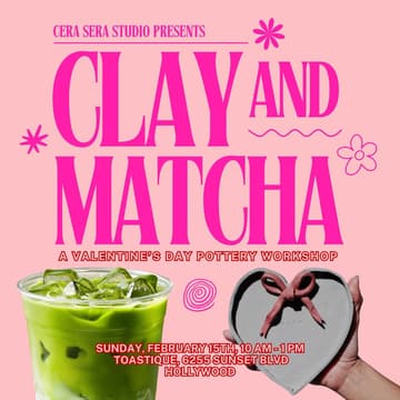 Cover Image for Clay & Matcha: A Valentine’s Workshop