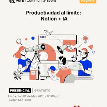 Cover Image for Productividad al límite: Notion + AI