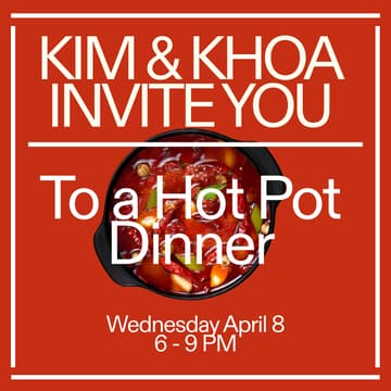 Cover Image for A Hot Pot Dinner with Kim & Khoa 🍲