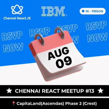 Cover Image for Chennai React Meetup #13