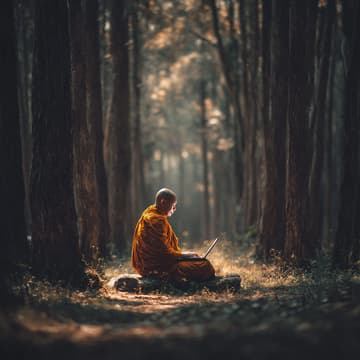 Cover Image for Forest Monks and Technology:Teaching Buddhism in the Language of the Modern World