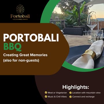 Cover Image for PORTOBALI BBQ – Register by the latest Friday in advance