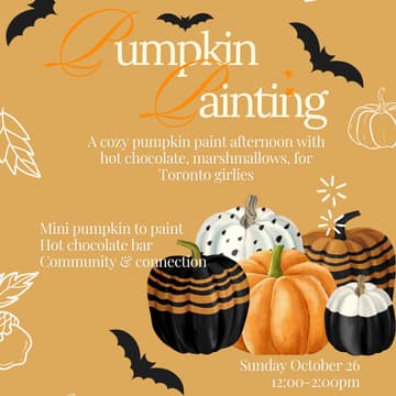 Cover Image for Pumpkin Painting & Hot Chocolate