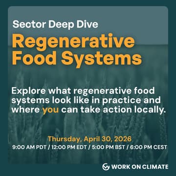 Cover Image for Regenerative Food Systems in Practice: Sector Deep Dive