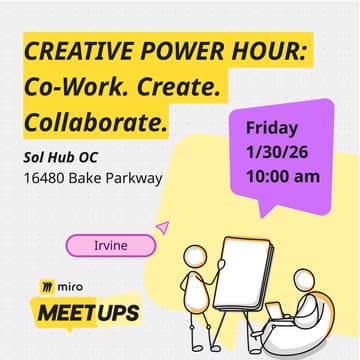 Cover Image for Creative Power Hour: Co-Work. Create. Collaborate.