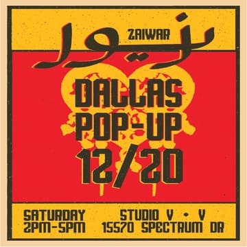 Cover Image for ZAIWAR DALLAS POP-UP