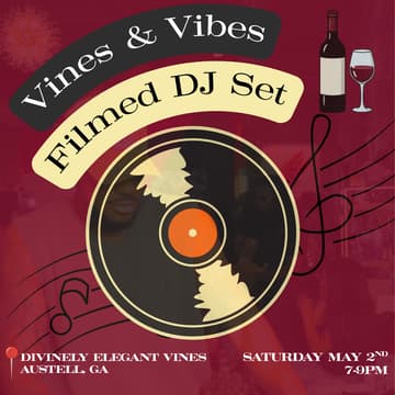 Cover Image for Vines & Vibes | Live DJ Set & Small Batch Wines