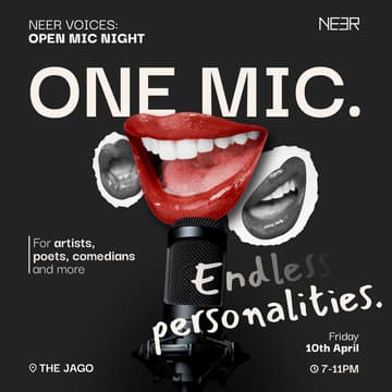 Cover Image for NEER Voices: Open Mic Night
