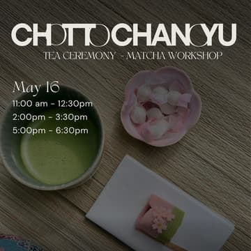 Cover Image for Matcha Workshop with Japanese tea master