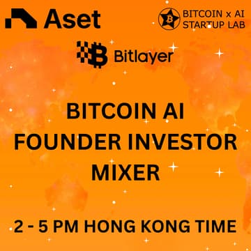 Cover Image for Hong Kong Exclusive: Bitcoin Ai Investor Founder Mixer
