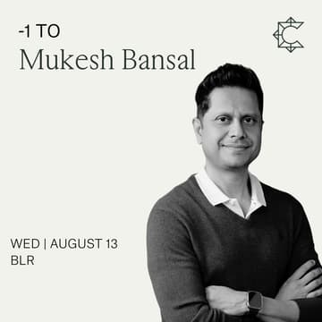 Cover Image for -1 To Mukesh Bansal