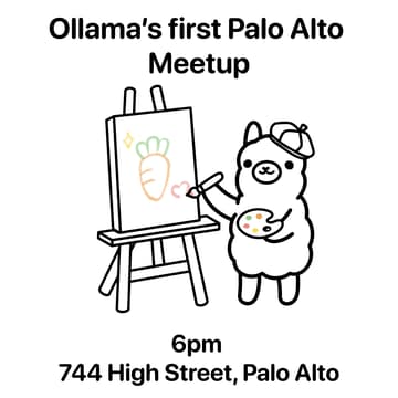 Cover Image for Ollama's first meetup in Palo Alto