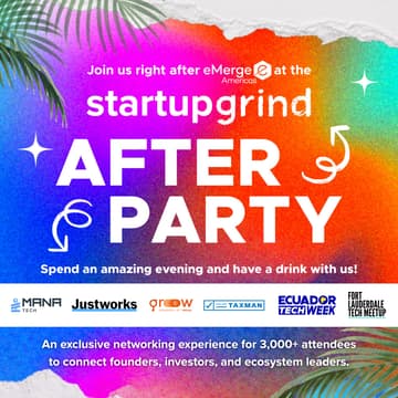 Cover Image for Startup Grind Miami Private Reception: eMerge Americas Edition - Post Conference