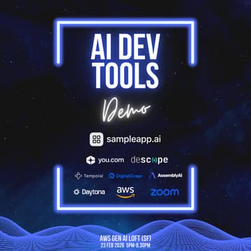 Cover Image for AI Dev Tool Demo Night @ AWS Builder Loft (#4th Edition)