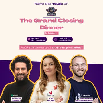 Cover Image for X-HEC Entrepreneurs - Grand Closing Dinner 2