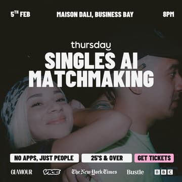 Cover Image for AI MATCHMAKING 25+  | THURSDAY  | MAISON DALI  |  BUSINESS BAY