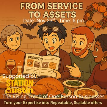 Cover Image for 🎨 From Service to Assets – Turn Your Expertise into Repeatable, Scalable Offers 🚀