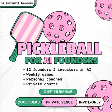 Cover Image for AI Founders Play Pickleball