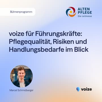 Cover Image for voize für Führungskräfte: Pflegequalität, Risiken und Handlungsbedarfe im Blick