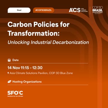 Cover Image for Carbon Policies for Transformation: Unlocking Industrial Decarbonization