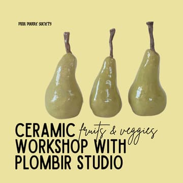 Cover Image for BRUSSELS | Ceramics Workshop with Studo Plombir: Fruits & Veggies