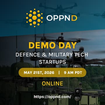 Cover Image for OPPND Demo Day: Defence & Military Tech Startups | Online event