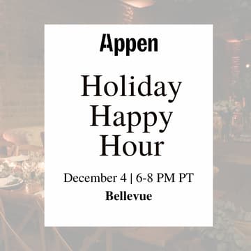 Cover Image for Appen Holiday Networking Happy Hour – Bellevue