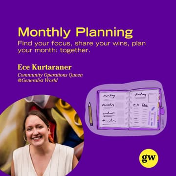 Cover Image for 🌀 Reflect, reset & plan ahead (Monthly planning sessions)