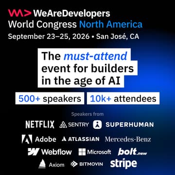 Cover Image for WeAreDevelopers World Congress Europe