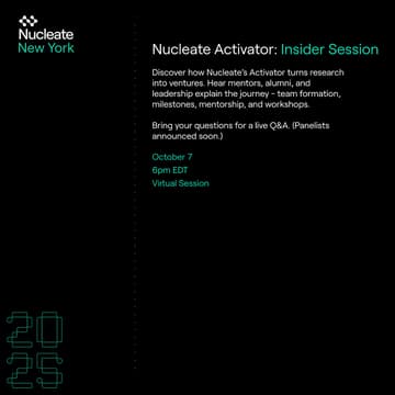 Cover Image for Nucleate Activator: Insider Session