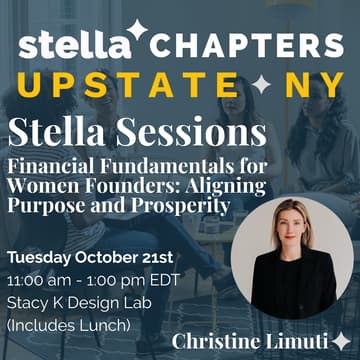 Cover Image for ROC: Stella Sessions: Financial Fundamentals for Women Founders