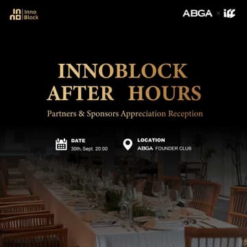 Cover Image for Innoblock After Hours｜Partners & Sponsors Appreciation Reception