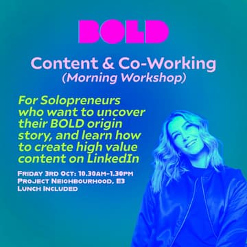 Cover Image for BOLD Content & Co-Working Morning