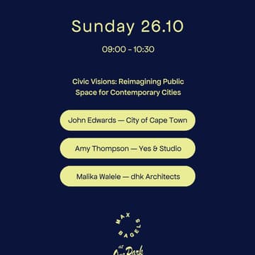 Cover Image for Morning Sessions: Civic Visions, Reimagining Public Space for Contemporary Cities