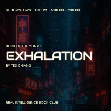 Cover Image for RI Book Club: Exhalation by T.Chiang