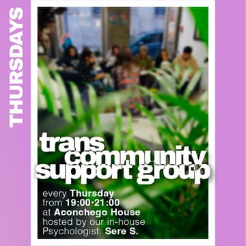 Cover Image for Support Group: Trans Community Meetup
