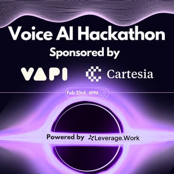 Cover Image for Build & Deploy Voice Agent Workshop + Hackathon (Vapi AI x Cartesia)