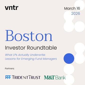 Cover Image for VNTR Investor Roundtable Boston