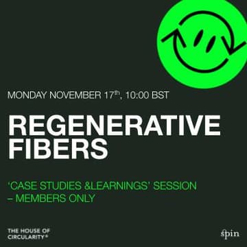 Cover Image for Regenerative Fibers - Case Studies & Learnings