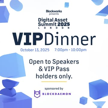 Cover Image for Blockworks VIP Dinner
