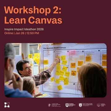 Cover Image for Workshop 2: Lean Canvas