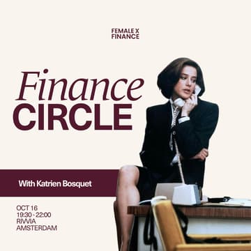 Cover Image for Finance Circle - The Long game: Building a sustainable career in Finance with Katrien Bosquet