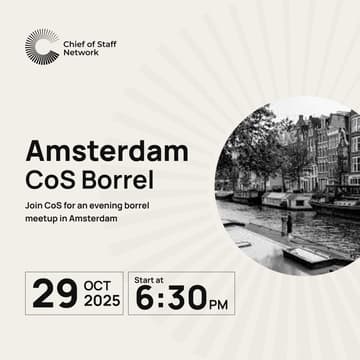 Cover Image for Amsterdam CoS Borrel (Oct 29)