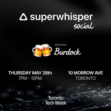 Cover Image for Superwhisper Social